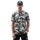 Pilkos spalvos kamufliažiniai marškinėliai Leniks