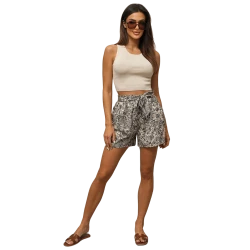 Moteriški rusvi šortai Liusi