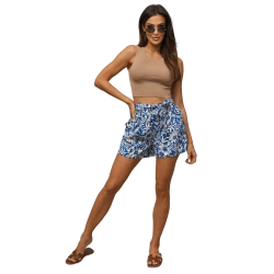 Moteriški mėlyni šortai Liusi