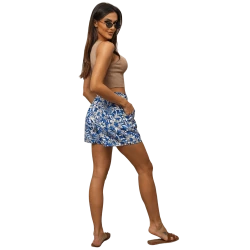 Moteriški mėlyni šortai Liusi