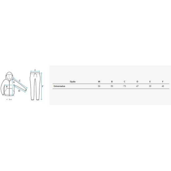 Moteriškas baltas komplektas Megin AY1054
