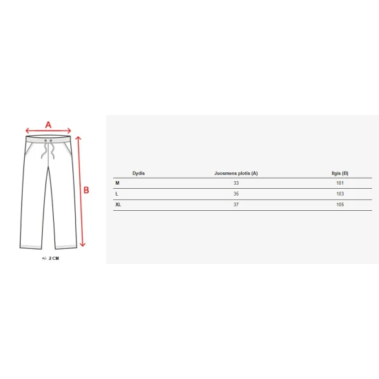 Vyriškos šviesiai pilkos laisvalaikio kelnės Finn UX4420