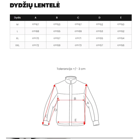 Vyriška striukė juoda Nikal JS/27B6525/5