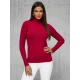 Moteriškas bordo megztinis su aukštu kaklu Stelin JS/8009/5