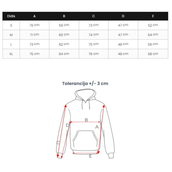 Moteriškas juodas džemperis No discipline O/SWE23037Z