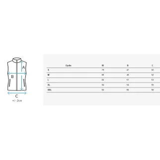 Женский стеганый жилет черного цвета Aria