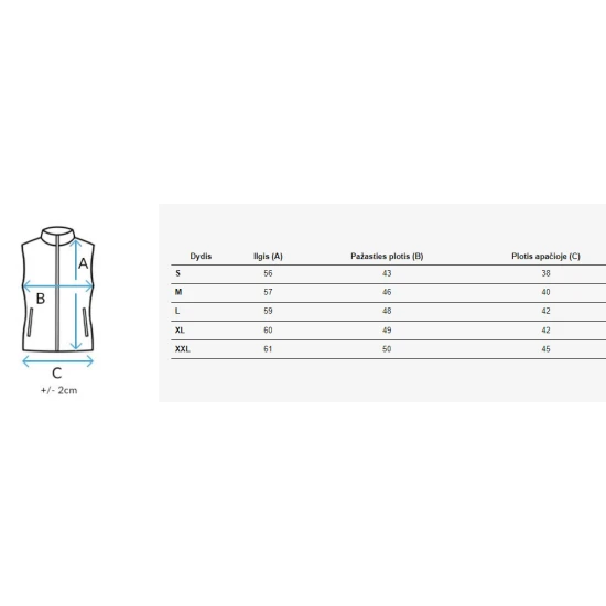 Moteriška ryškiai mėlyna liemenė Viano TY4522