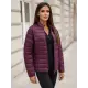 Bordo spalvos dygsniuota striukė Sofia Moteriškos striukės