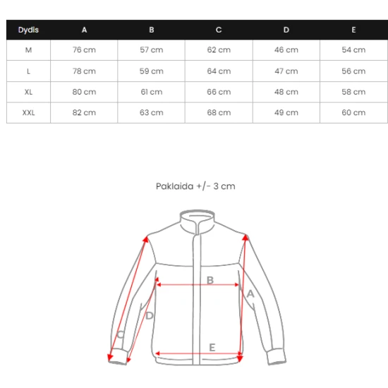 Balta vyriška žieminė striukė Anton JS/5M779/281Z