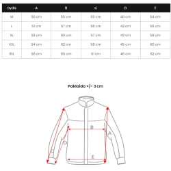 Ruda odinė striukė su baltu kaliuku Camila