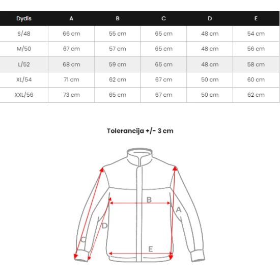 Vyriška juoda dygsniuota striukė Andre JS/31M5010