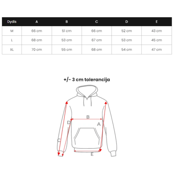 Vyriškas juodas džemperis All eyes on me O/P2027Z