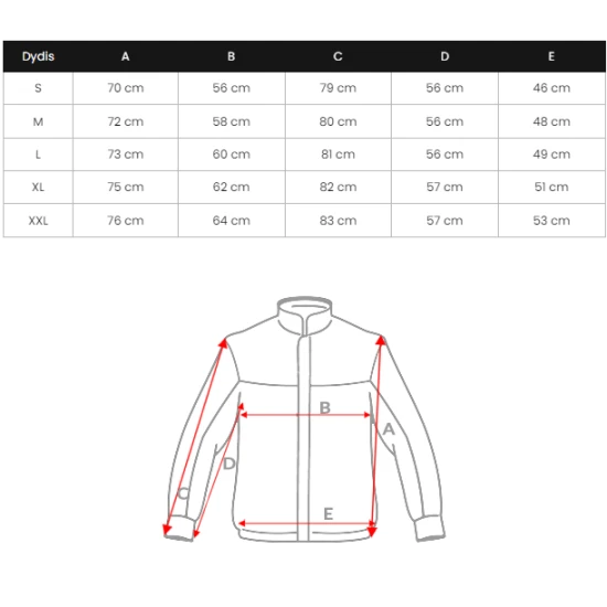 Žieminė juoda vyriška striukė Vitor O/M798Z