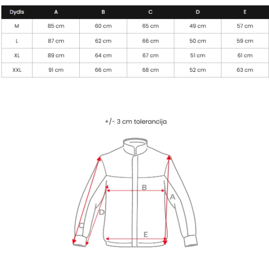 Vyriška juoda žieminė striukė Optin JS/5M3123/392