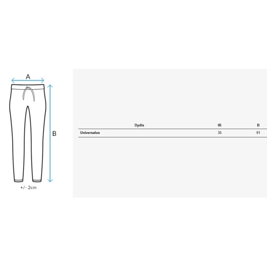 Moteriškos kelnės mėlynos spalvos Erli UY2028