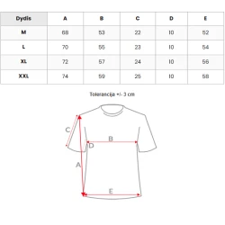 Vyriški juodos spalvos marškinėliai Soldier