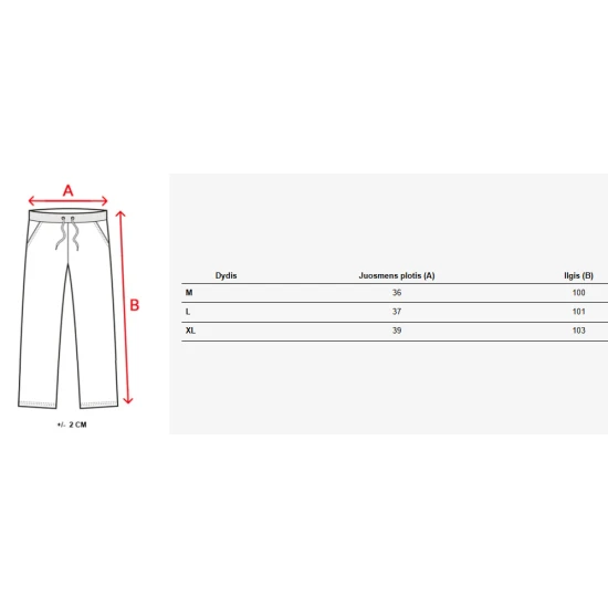 Vyriškos raudonos kamufliažinės laisvalaikio kelnės Superker UX4443