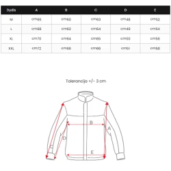 Juoda striukė su gobtuvu Kemir