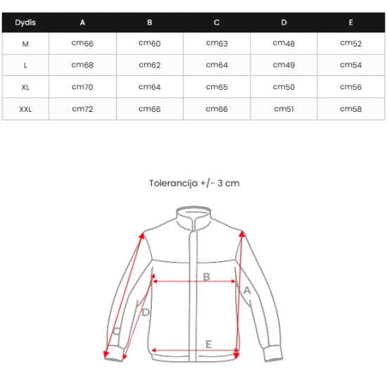 Juoda striukė su gobtuvu Kemir Striukės