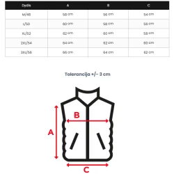 Vyriška pilka liemenė Tore