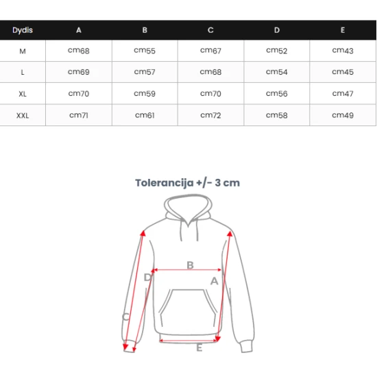 Vyriškas juodas džemperis Ovil JS/8B1319/3