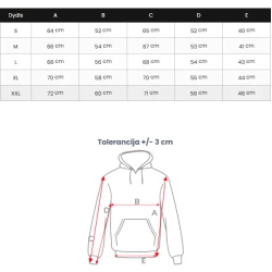 Vyriškas pilkos spalvos džemperis Miracle