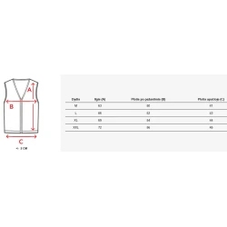 Vyriška mėlyna dygsniuota liemenė Mamor
