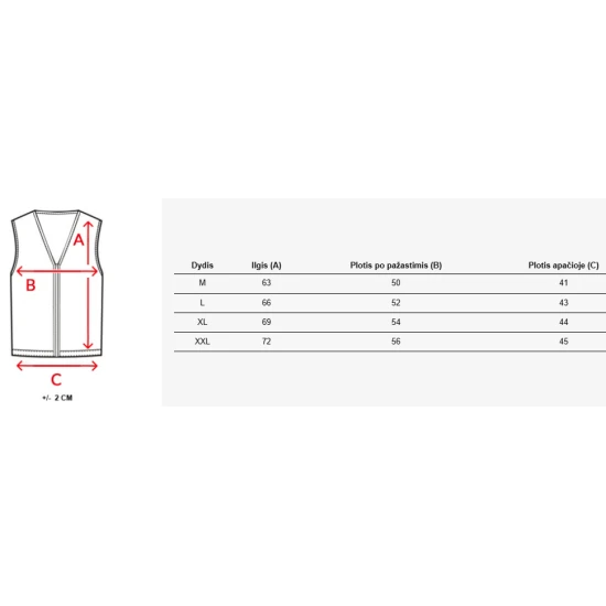 Vyriška mėlyna dygsniuota liemenė Mamor TX4318
