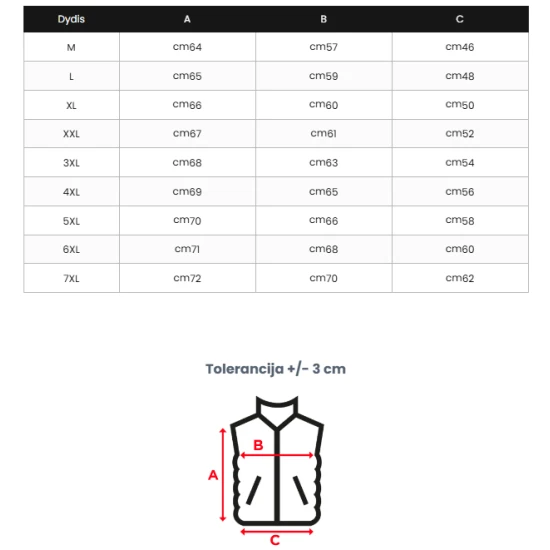 Vyriška juoda liemenė Minel 8M1529/392