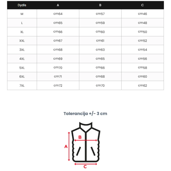 Dygsniuota vyriška juoda liemenė Lider