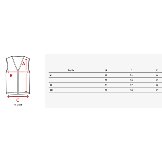 Vyrška geltona liemenė Dobor TX4752