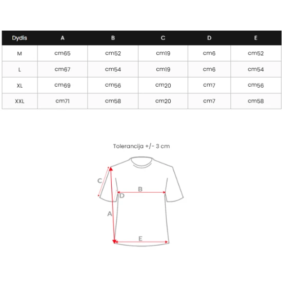 Balti vyriški marškinėliai Remer JS/8T89/1Z
