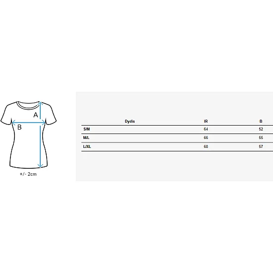 Women's white T-shirt Mumba RY2620