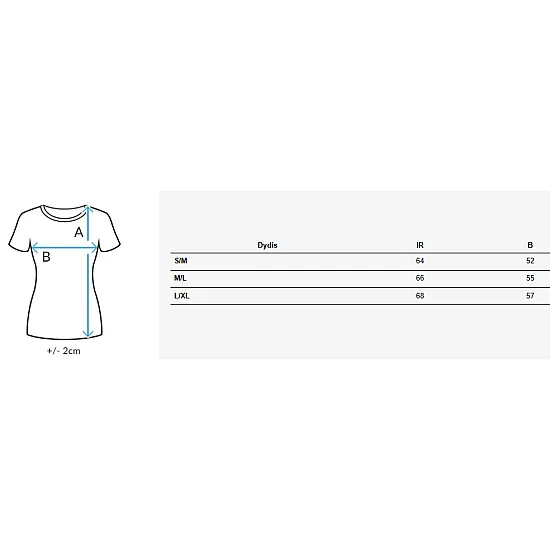 Women's white T-shirt Nivi RY2603