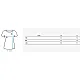 Women's white T-shirt Nivi RY2603