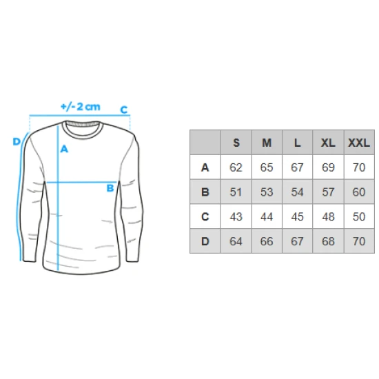 Vyriški polo marškinėliai ilgomis rankovėmis baltos spalvos Don V4 OM-POLS-0146