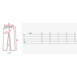 Vyriškos baltos kelnės Hond