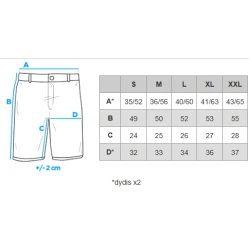 Vyriški rusvos spalvos šortai Aras