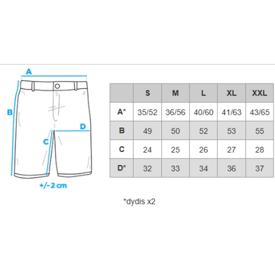 Vyriški chaki spalvos šortai Aras V16 OU-SRBC-0101
