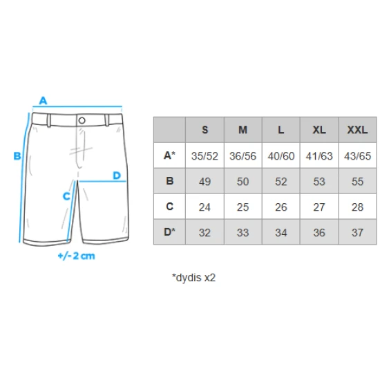 Vyriški pilkos spalvos šortai Sport Šortai | Bridžai
