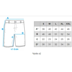 Vyriški rusvi šortai Optin