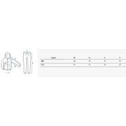 Moteriškas mėlynas lininis komplektas Line