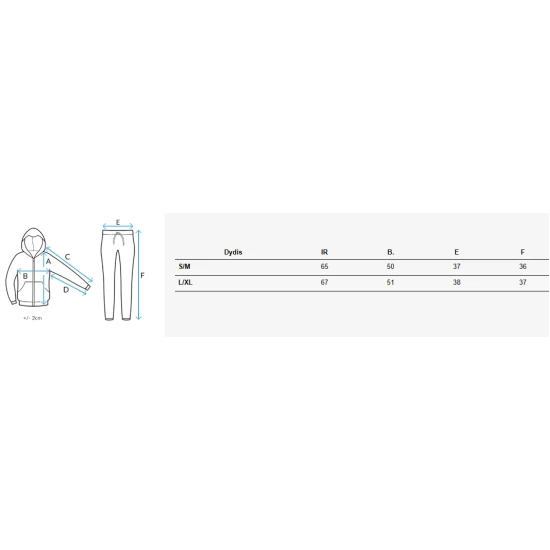 Moteriškas mėlynas lininis komplektas Line AY1138