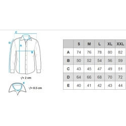 Vyriški mėlynos spalvos marškiniai Aiden
