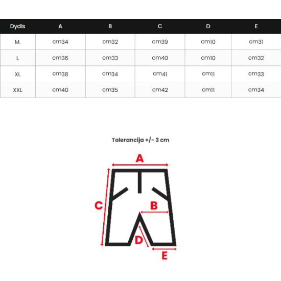 Maudymosi šortai juodi/balti Revel JS/17K567/3
