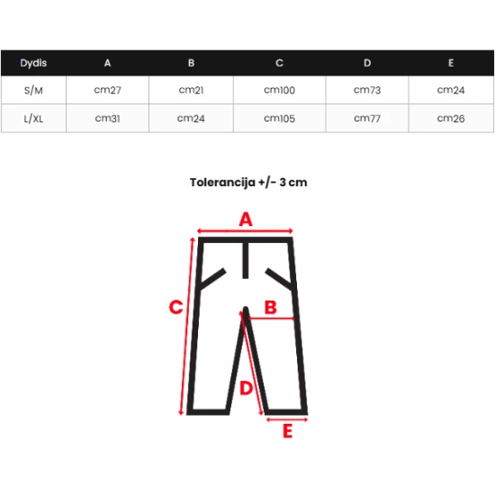 Moteriškos sportinės juodos platėjančios kelnės Active JS/13K1810/3