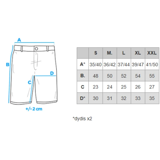 Vyriški rusvos spalvos šortai Rod V11 OM-SRCS-0197