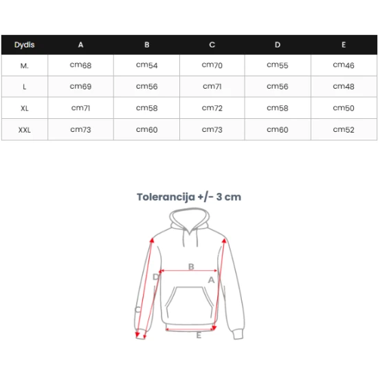 Vyriškas juodos spalvos džemperis Slama