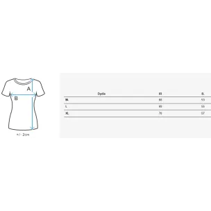Женская чёрная футболка Swan