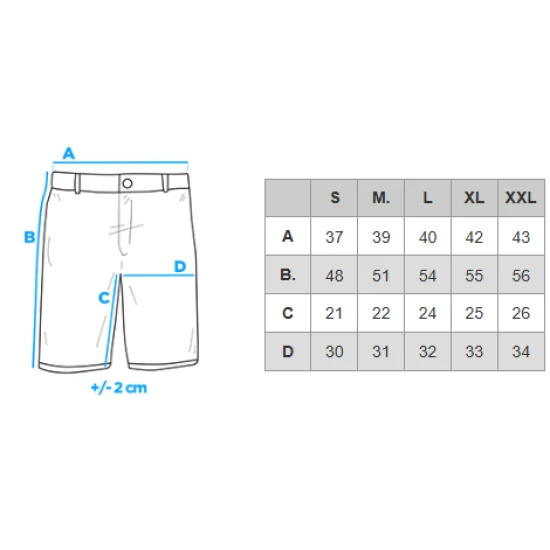 Vyriški mėlyni džinsiniai šortai Urban V3 OM-SRDS-0157